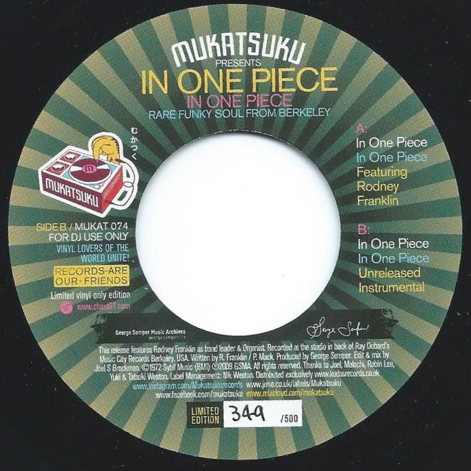 IN ONE PEACE / IN ONE PIECE (7