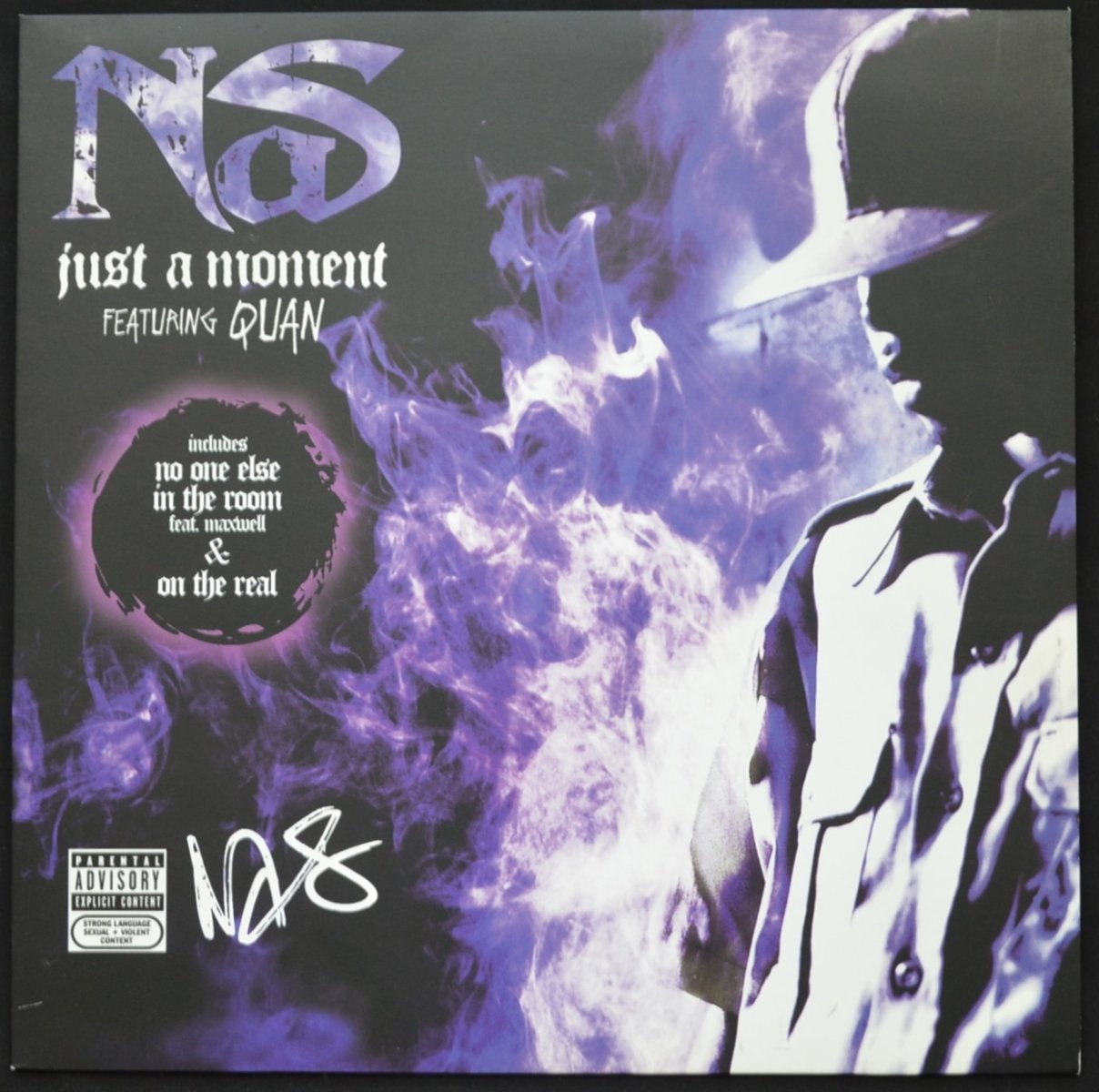 NAS / JUST A MOMENT (PROD BY L.E.S.) / ON THE REAL (12