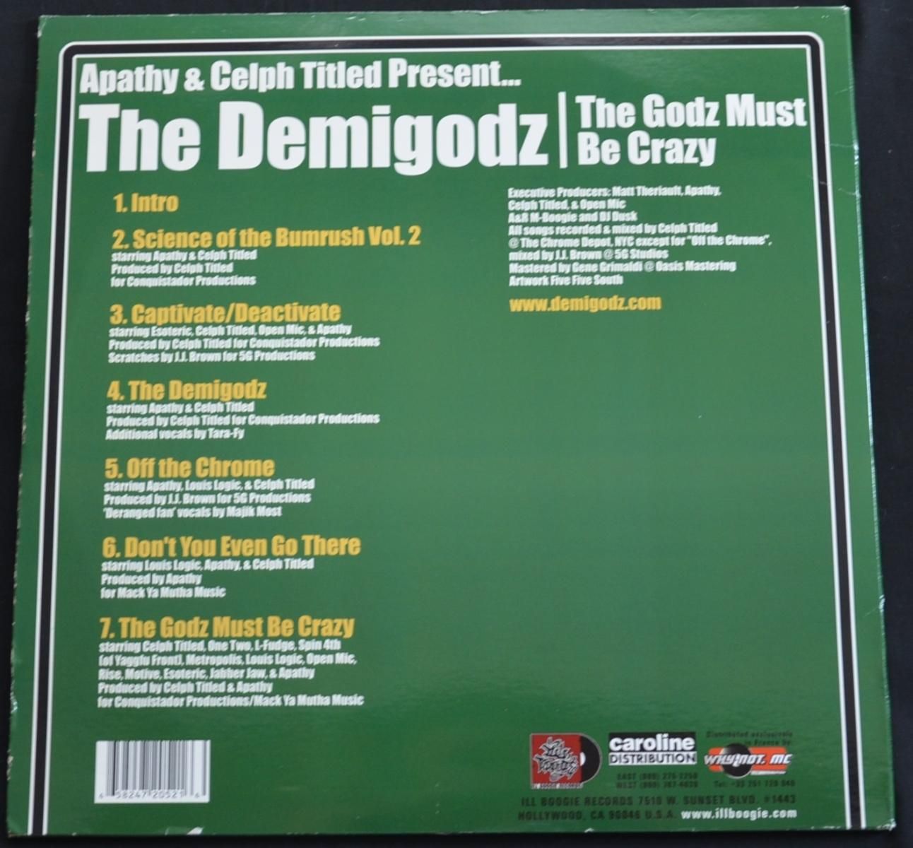 THE DEMIGODZ / THE GODZ MUST BE CRAZY (2×12