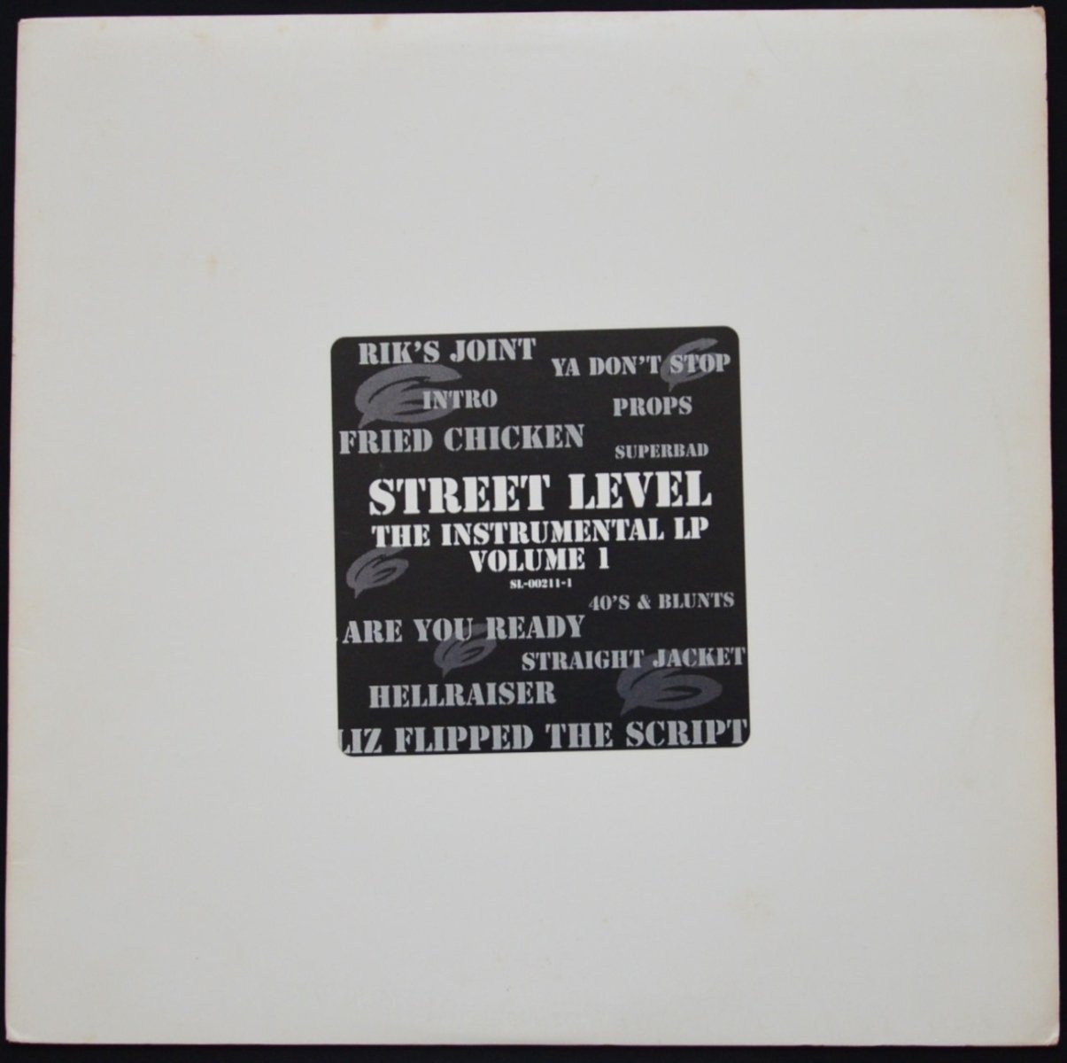 THE BEATNUTS / STREET LEVEL - THE INSTRUMENTAL LP VOLUME 1 (1LP)