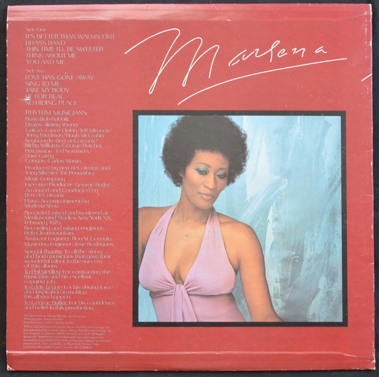 Marlena Shaw   Just a Mutter of Timeレコード