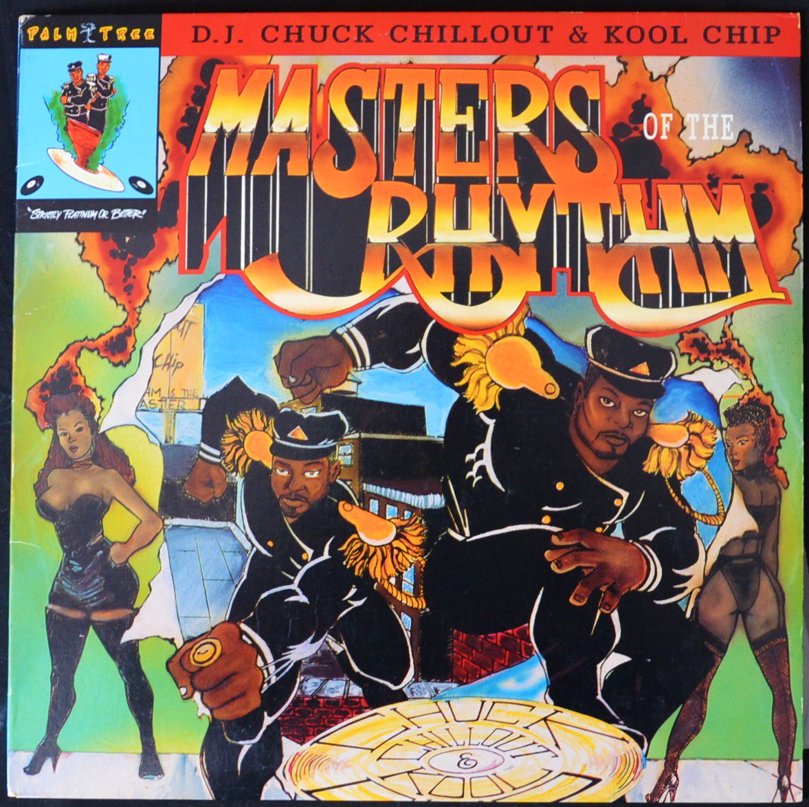 DJ CHUCK CHILLOUT & KOOL CHIP / MASTERS OF THE RHYTHM (1LP) - HIP