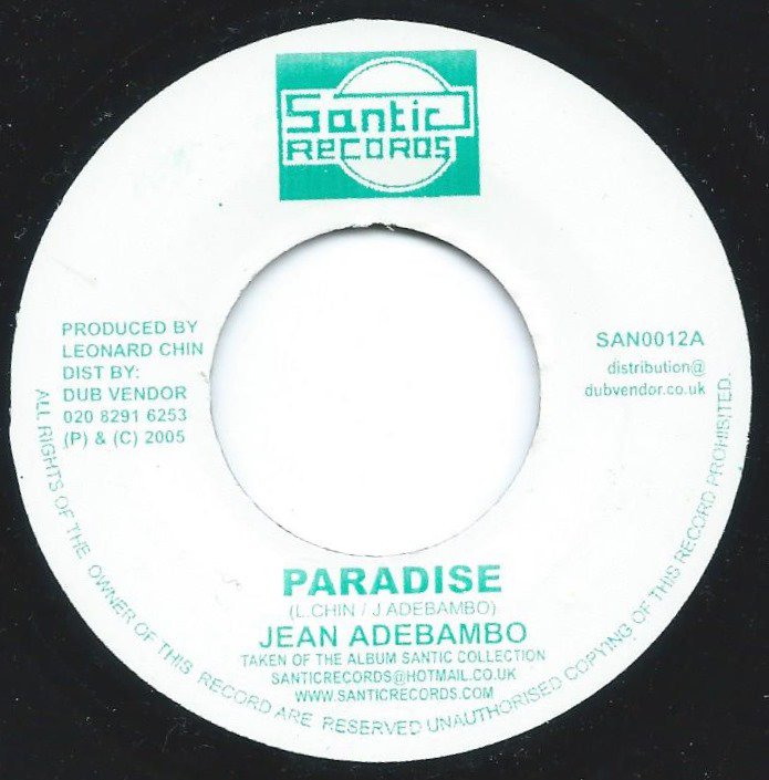 JEAN ADEBAMBO / THE SANTIC PLAYERS / PARADISE (7