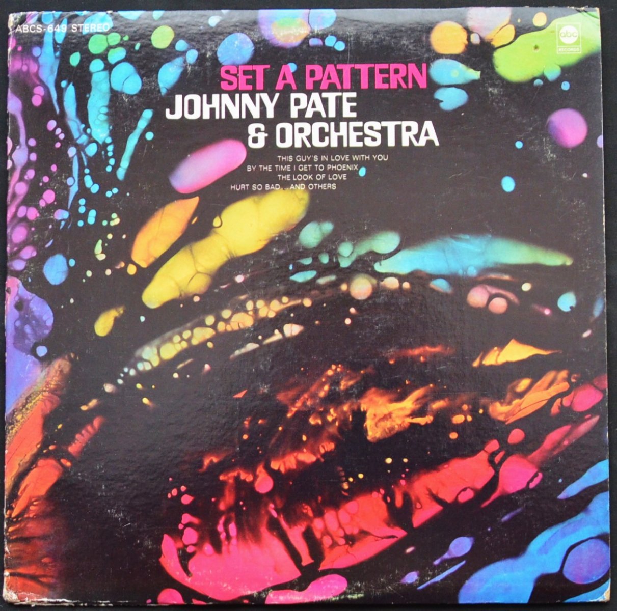 JOHNNY PATE AND ORCHESTRA / SET A PATTERN (LP) - HIP TANK RECORDS