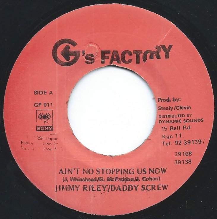JIMMY RILEY & DADDY SCREW / AIN'T NO STOPPING US NOW (7