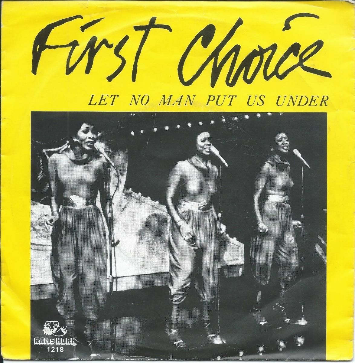 邦楽 STERUSS AT ONE'S CHOICE Qmusicpalarize FIRST CHOICE / LET NO MAN PUT US UNDER (Let No Man Put