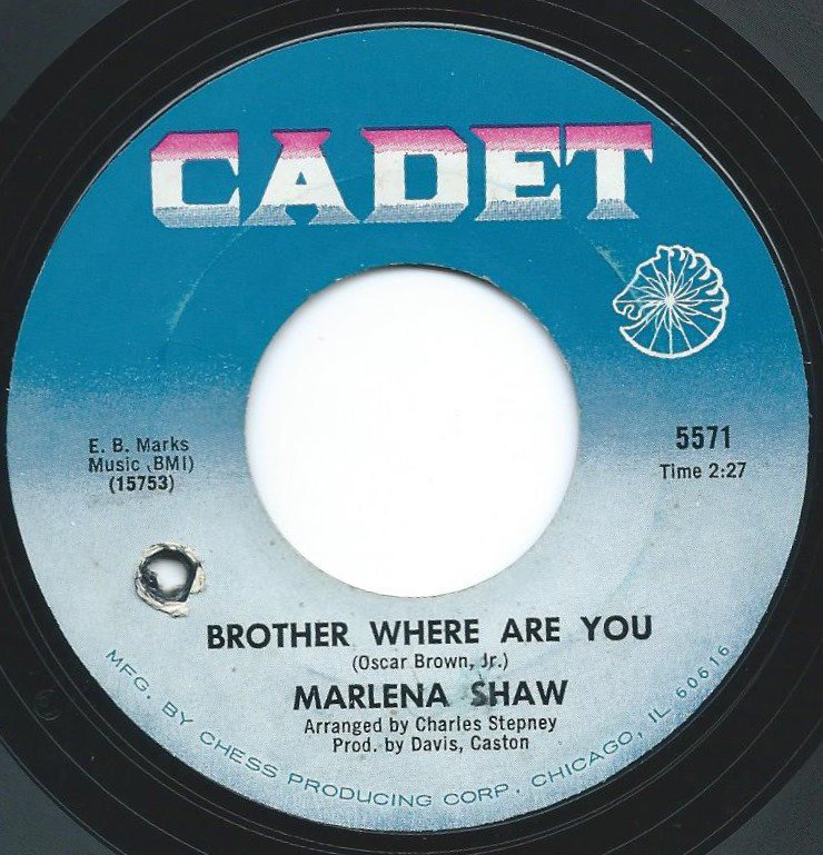 MARLENA SHAW / BROTHER WHERE ARE YOU / WAITING FOR CHARLIE TO COME HOME (7