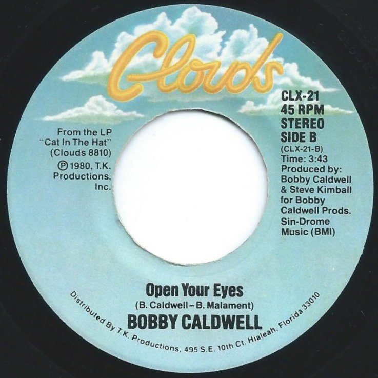 BOBBY CALDWELL / OPEN YOUR EYES / COMING DOWN FROM LOVE (7