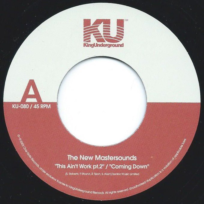 THE NEW MASTERSOUNDS / THIS AIN'T WORK PT.2 (7