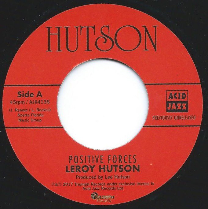 LEROY HUTSON / POSITIVE FORCES / ALL BECAUSE OF YOU (THEME INSTRUMENTAL) (7