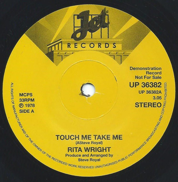 RITA WRIGHT / TOUCH ME TAKE ME / LOVE IS ALL YOU NEED (7