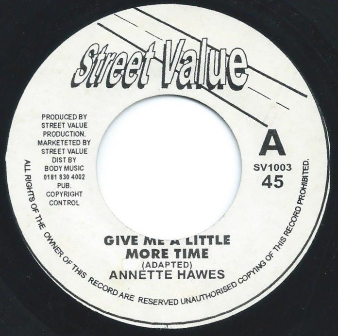 ANNETTE HAWES / GIVE ME A LITTLE MORE TIME / MY ROSE (7
