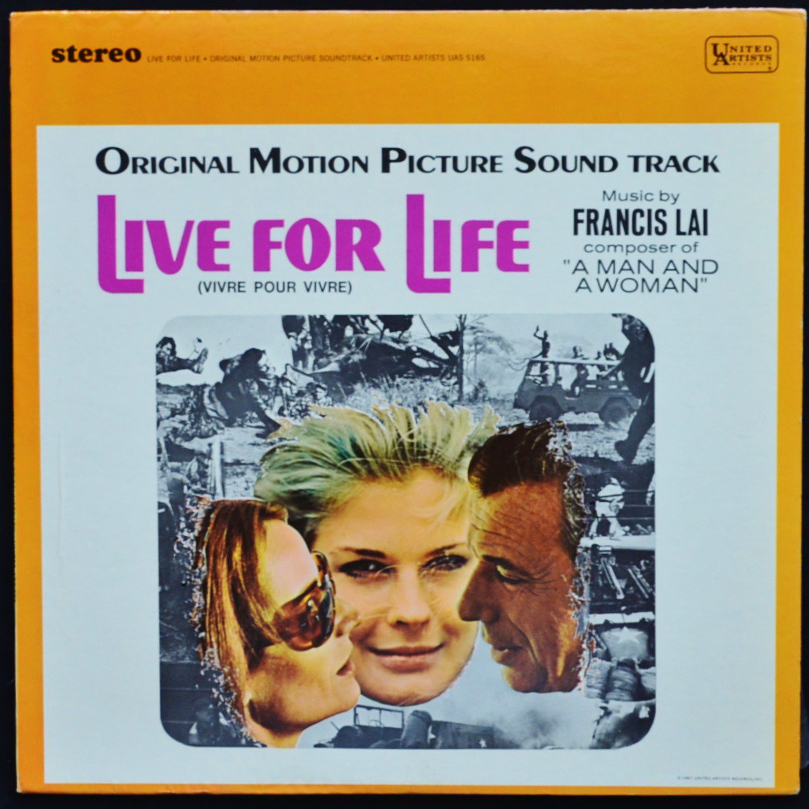 FRANCIS LAI / LIVE FOR LIFE = VIVRE POUR VIVRE (ORIGINAL MOTION PICTURE SOUNDTRACK) (LP)
