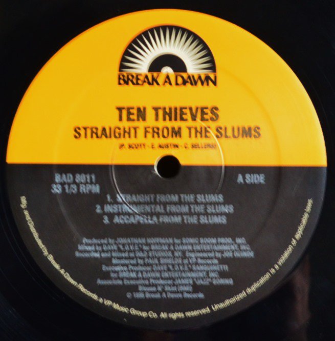 TEN THIEVES / STRAIGHT FROM THE SLUMS / BLACK REIGN (12