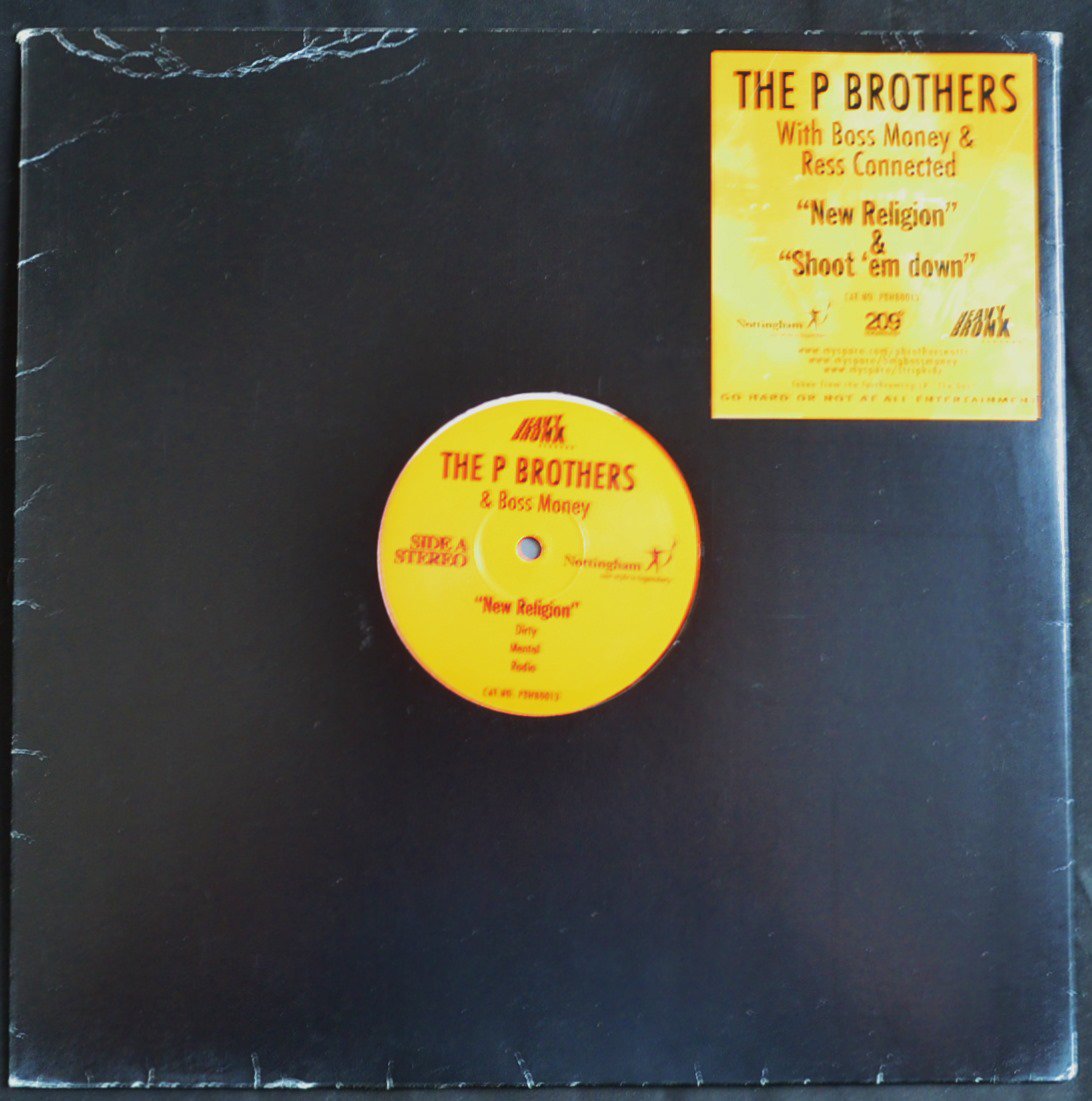 THE P BROTHERS / NEW RELIGION (FEAT.BOSS MONEY) / SHOOT EM DOWN (12