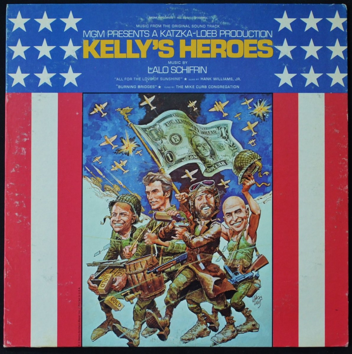 LALO SCHIFRIN / KELLY'S HEROES (MUSIC FROM THE ORIGINAL SOUND TRACK) (LP)