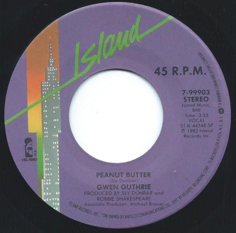GWEN GUTHRIE / PEANUT BUTTER / YOU'RE THE ONE (7