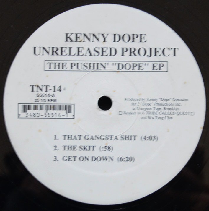 KENNY DOPE UNRELEASED PROJECT / THE PUSHIN' 