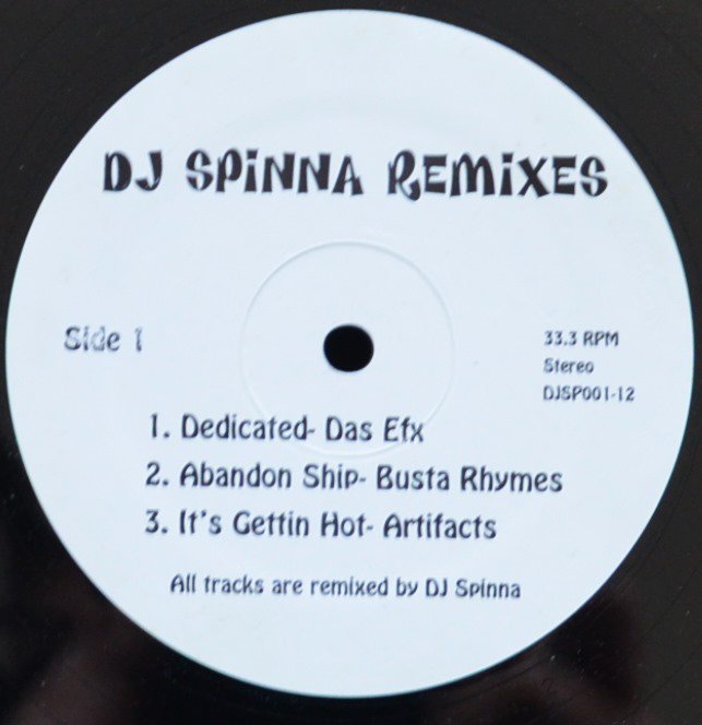 V.A.(DAS EFX,ARTIFACTS...‎) / DEDICATED / IT'S GETTIN HOT (DJ SPINNA REMIXES) (12