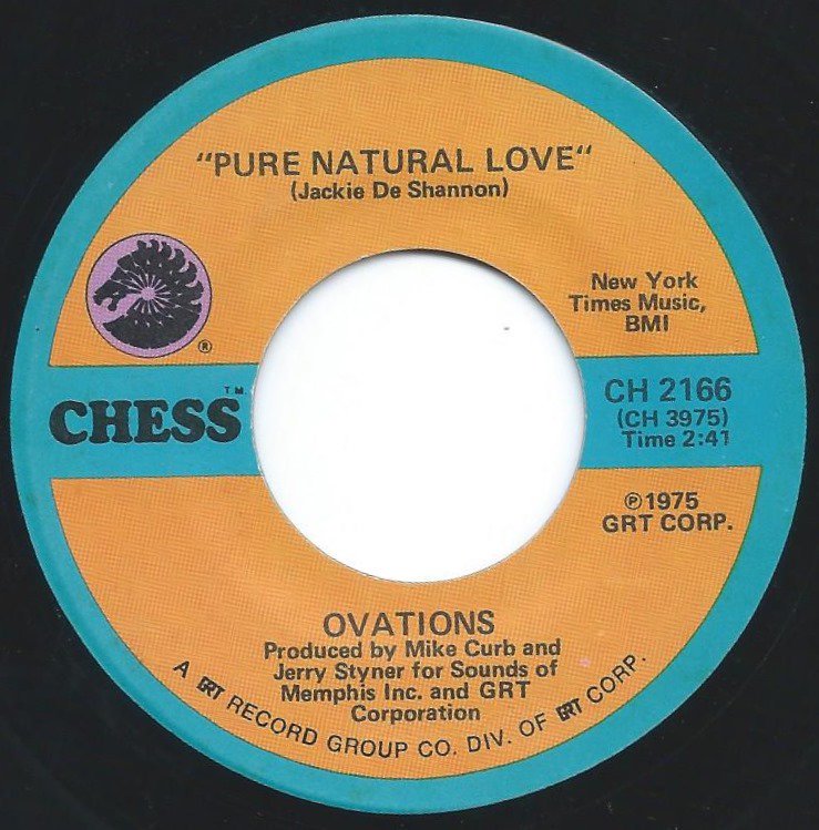OVATIONS / PURE NATURAL LOVE / GOTTA MOVE ON (TO MY DESTINY) (7