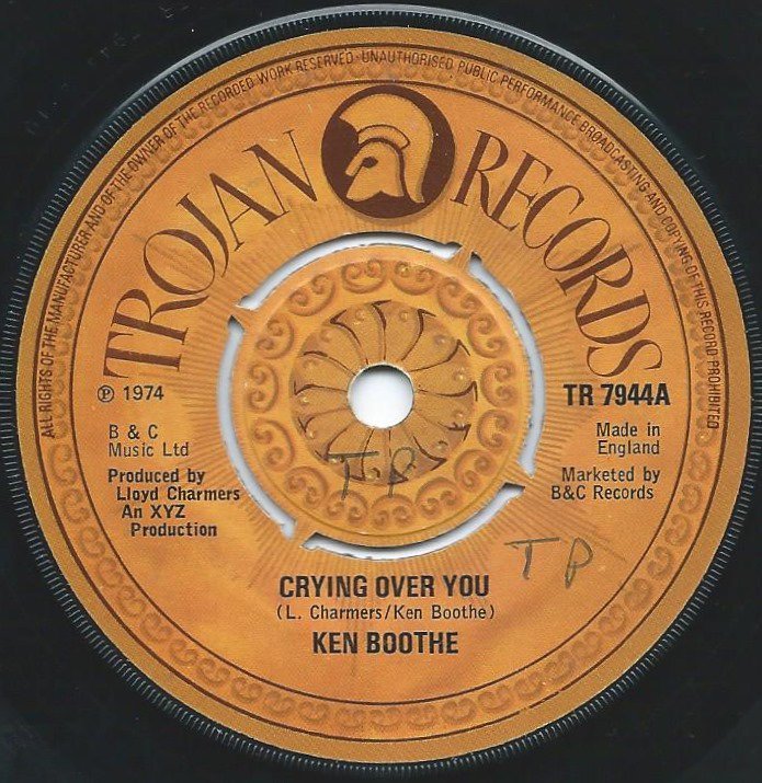 KEN BOOTHE / CRYING OVER YOU / 	NOW YOU CAN SEE ME AGAIN (WHEN WILL I SEE YOU AGAIN) (7