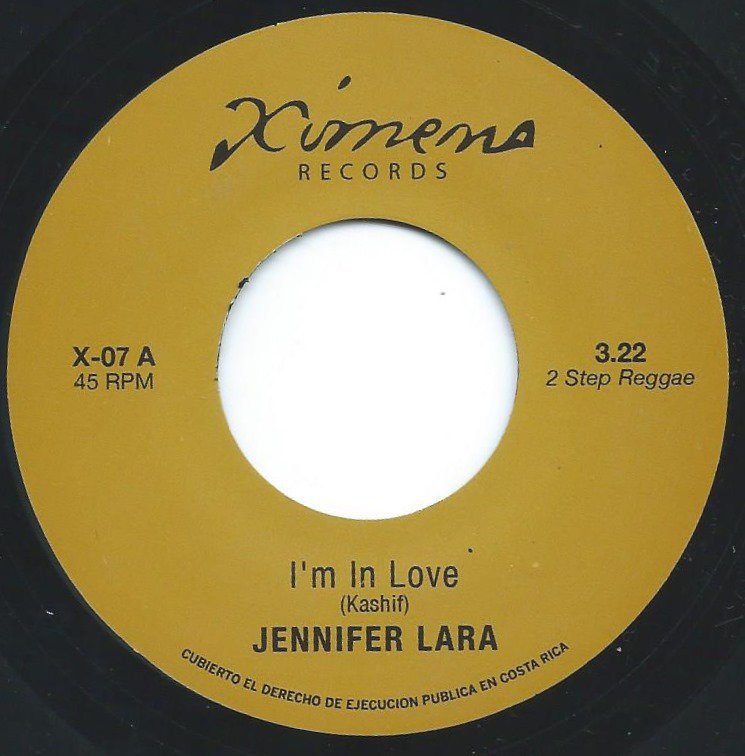 Jennifer Lara – I'm In Love 7inch 美品!! - 洋楽