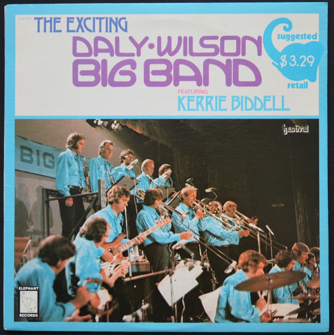 DALY-WILSON BIG BAND FEATURING KERRIE BIDDELL / THE EXCITING DALY-WILSON BIG BAND (LP)