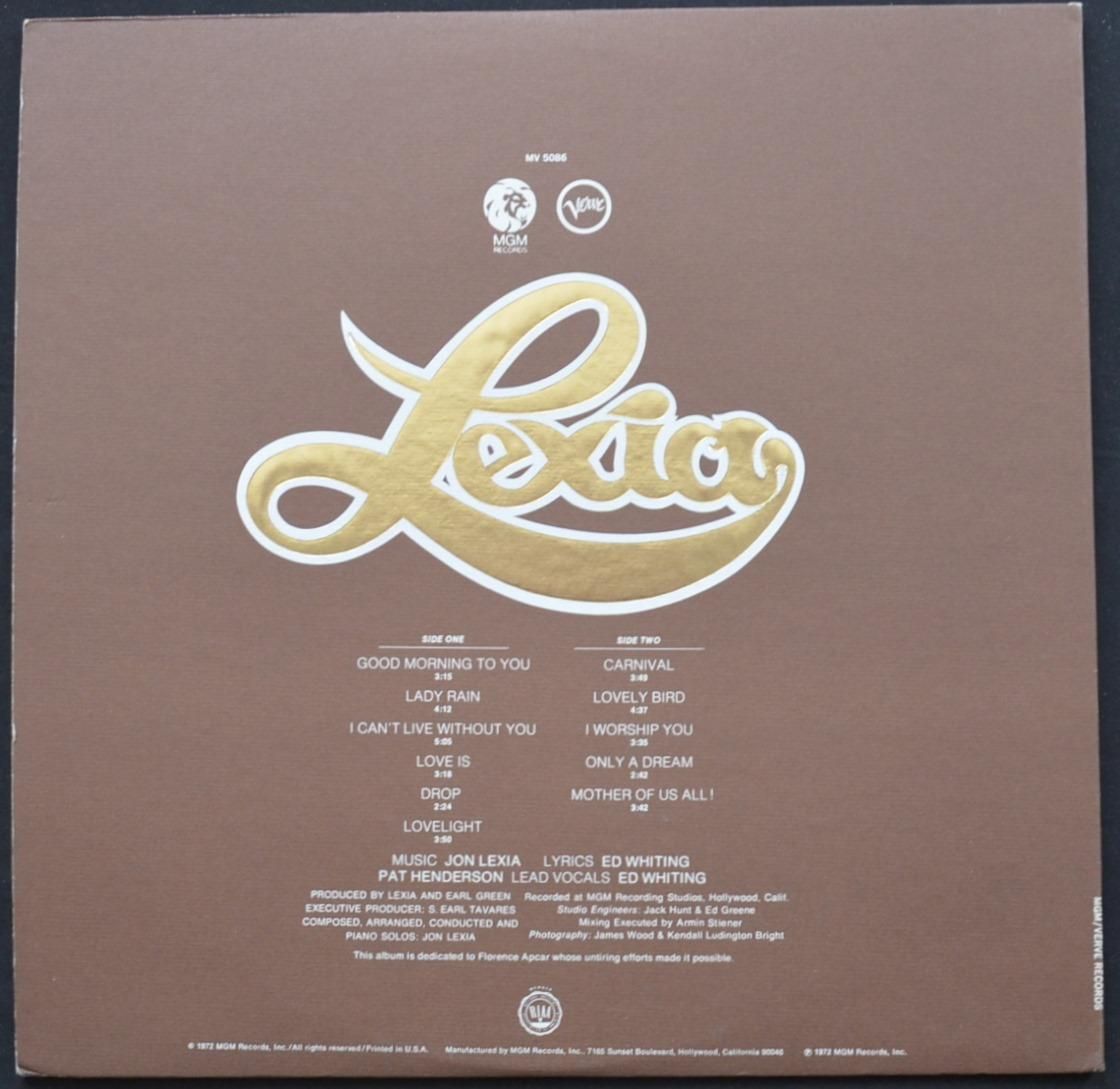 LEXIA / Same (LP) / MGM | WAXPEND RECORDS