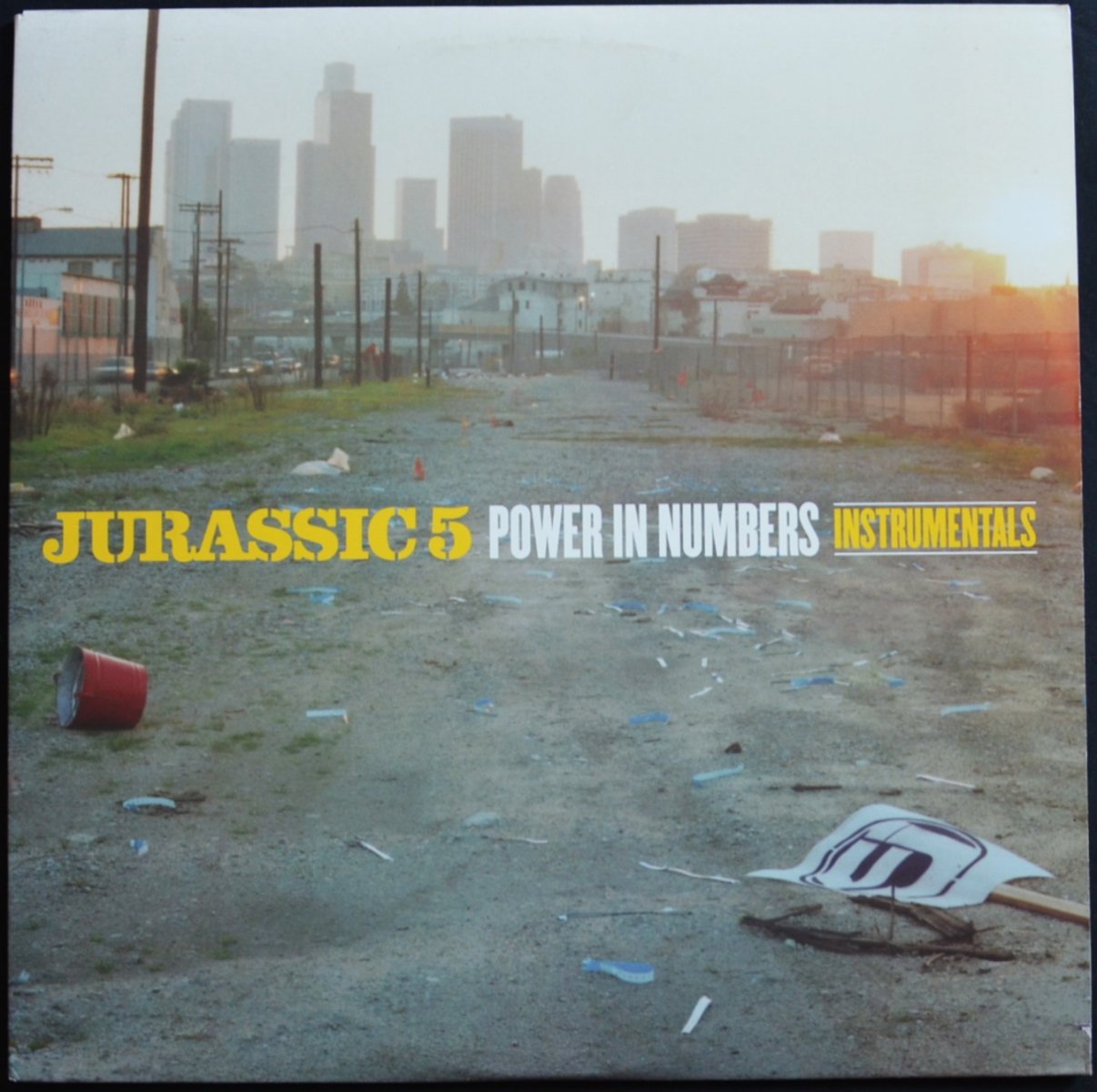 Jurassic 5 Power In Numbers Instrumentals 2lp Hip Tank Records