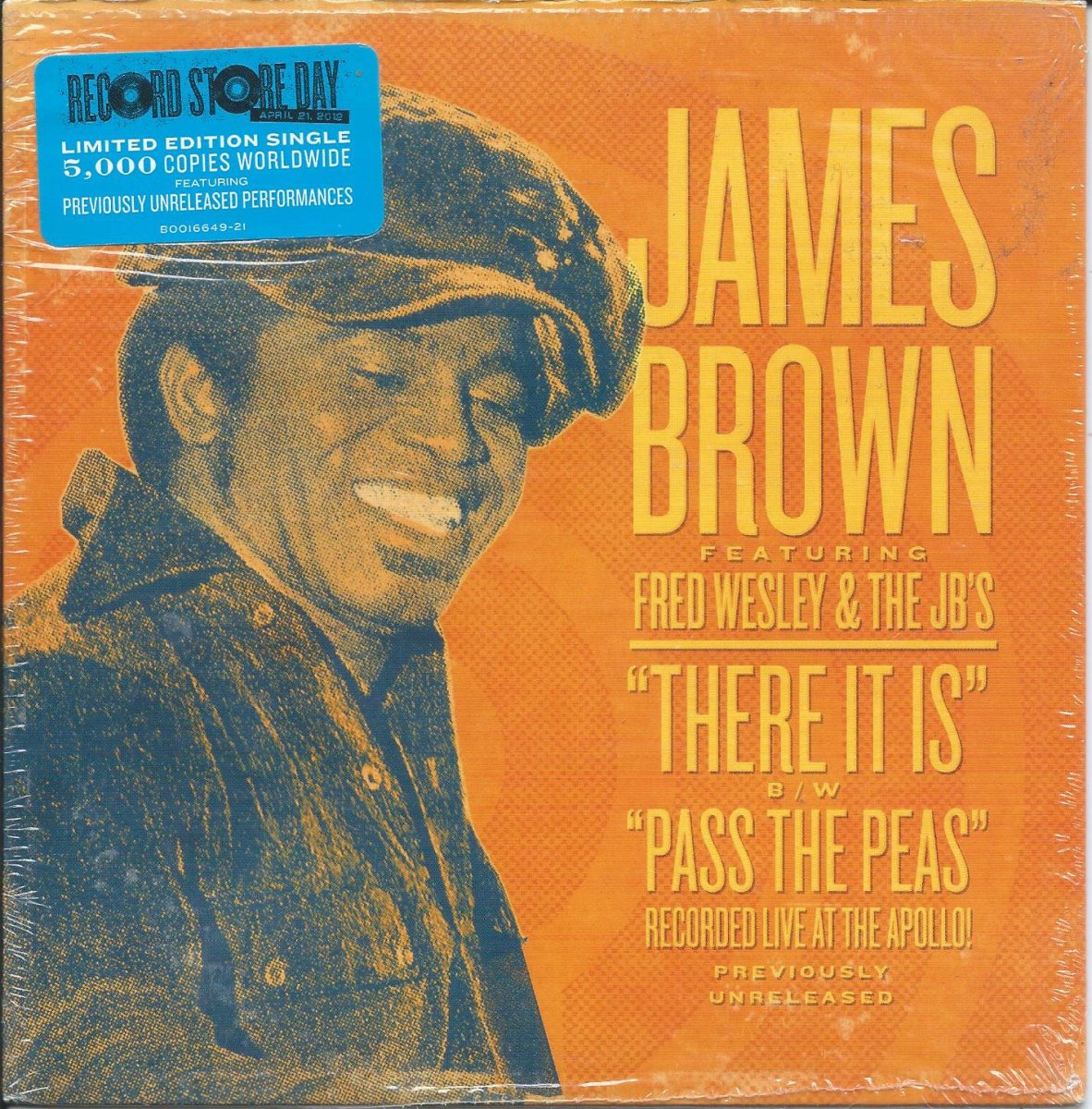 JAMES BROWN FT. FRED WESLEY & THE JB'S / THERE IT IS (LIVE) / PASS THE PEAS (LIVE) (7