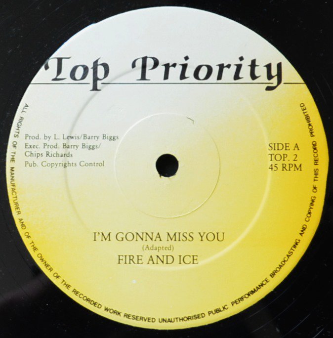 FIRE AND ICE / I'M GONNA MISS YOU (12