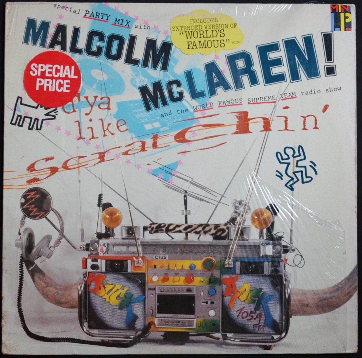 MALCOLM MCLAREN AND THE WORLD FAMOUS SUPREME TEAM RADIO SHOW / D'YA LIKE SCRATCHIN'(1LP)