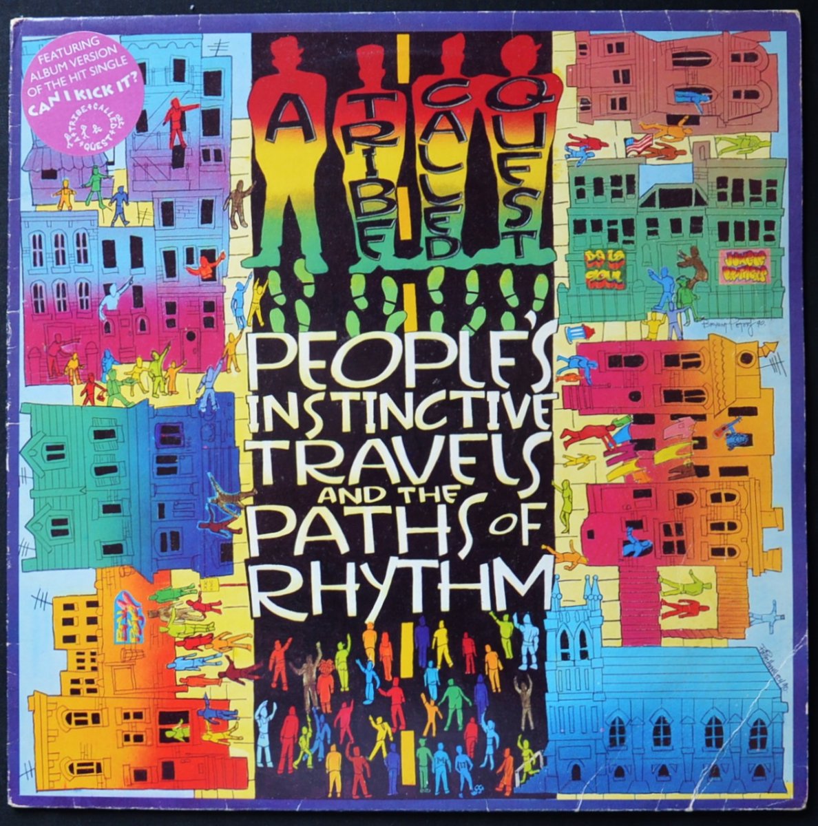 A TRIBE CALLED QUEST / PEOPLE'S INSTINCTIVE TRAVELS AND THE PATHS OF RHYTHM - FRANCE ORIGINAL (1LP)