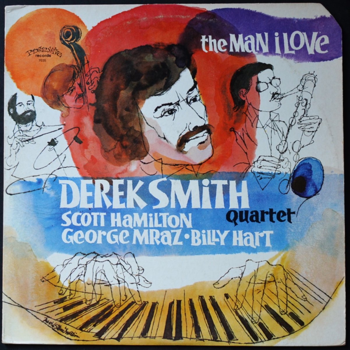 DEREK SMITH QUARTET / THE MAN I LOVE (LP)