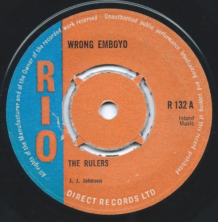 THE RULERS / WRONG EMBOYO (7