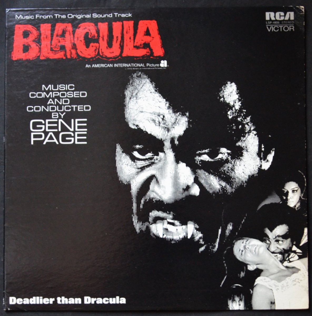 GENE PAGE / BLACULA (MUSIC FROM THE ORIGINAL SOUNDTRACK) (LP)