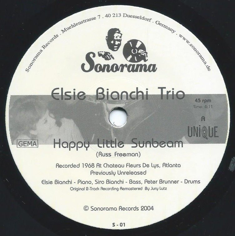 ELSIE BIANCHI TRIO / HAPPY LITTLE SUNBEAM (7