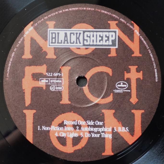 BLACK SHEEP / NON-FICTION - EU ORIGINAL (2LP) - HIP TANK RECORDS BLACK SHEEP / NON-FICTION - EU ORIGINAL (2LP) - HIP TANK RECORDS