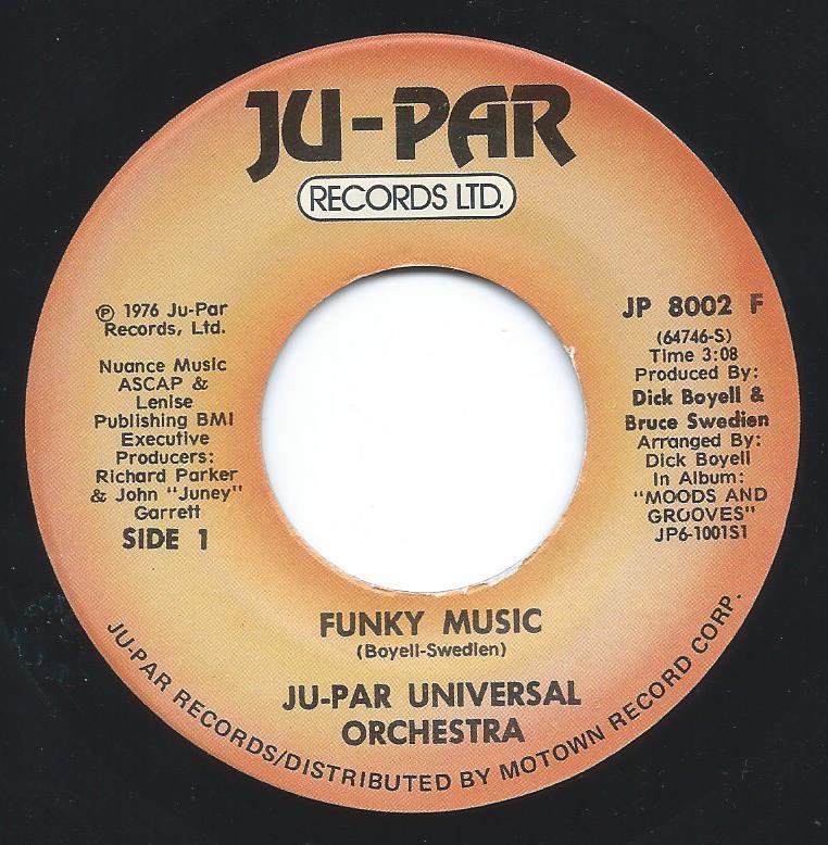 JU-PAR UNIVERSAL ORCHESTRA / FUNKY MUSIC / TIME (7