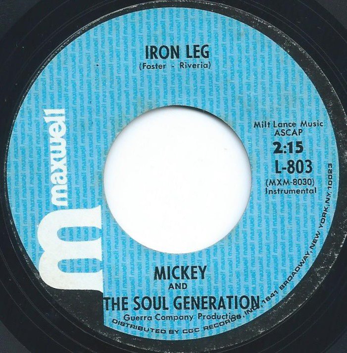 MICKEY AND THE SOUL GENERATION / IRON LEG / CHOCOLATE (7