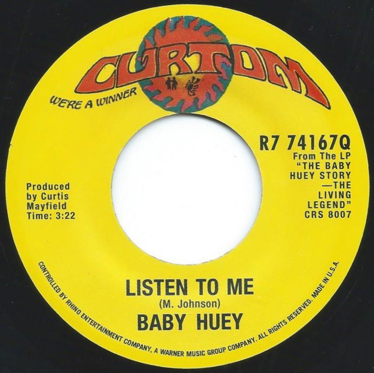 BABY HUEY & THE BABY SITTERS / LISTEN TO ME / HARD TIMES (7