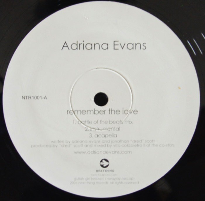 ADRIANA EVANS / REMEMBER THE LOVE (12