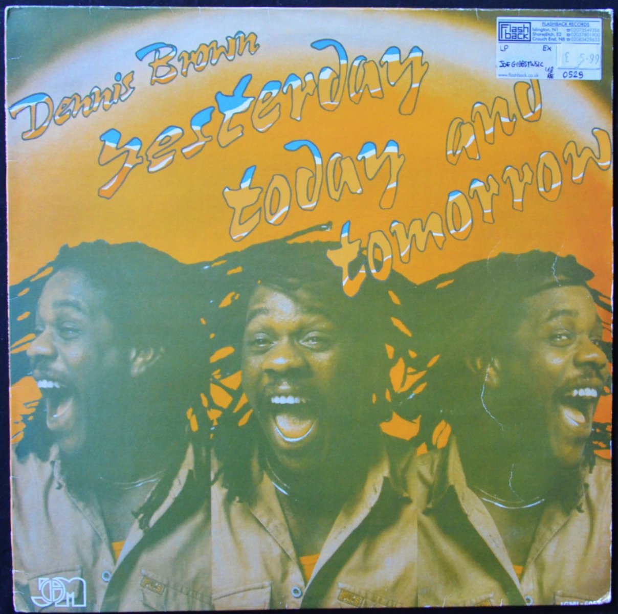 DENNIS BROWN / YESTERDAY TODAY AND TOMORROW (LP)