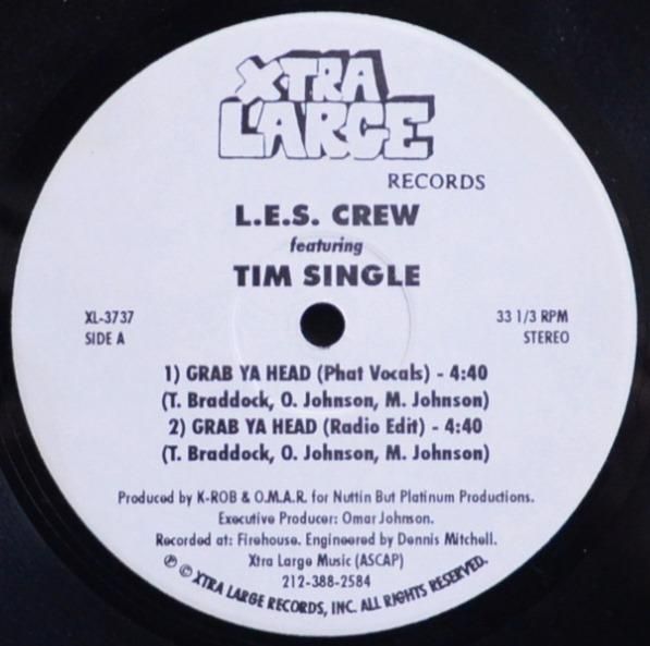 L.E.S. CREW FEATURING TIM SINGLE / GRAB YA HEAD (12