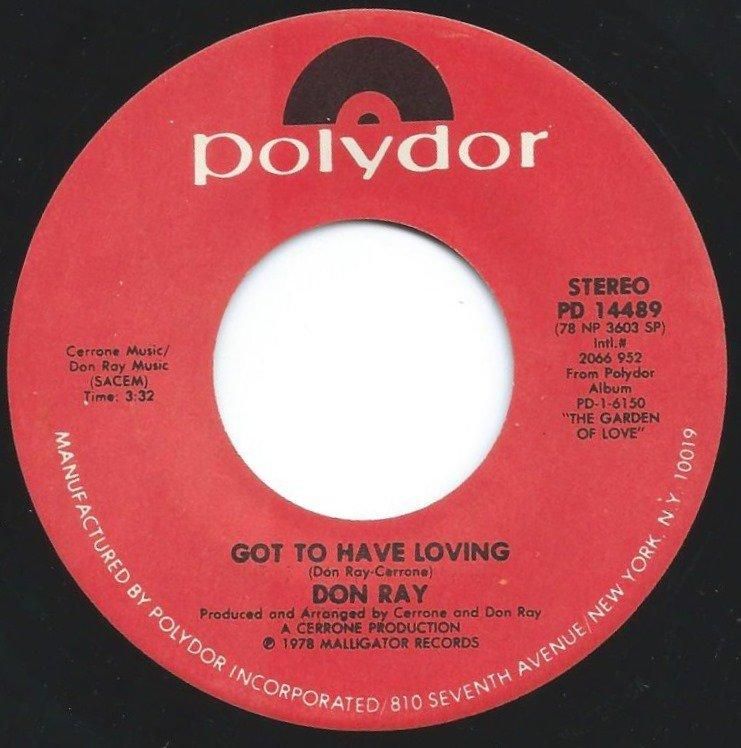 DON RAY / GOT TO HAVE LOVING / MY DESIRE (7