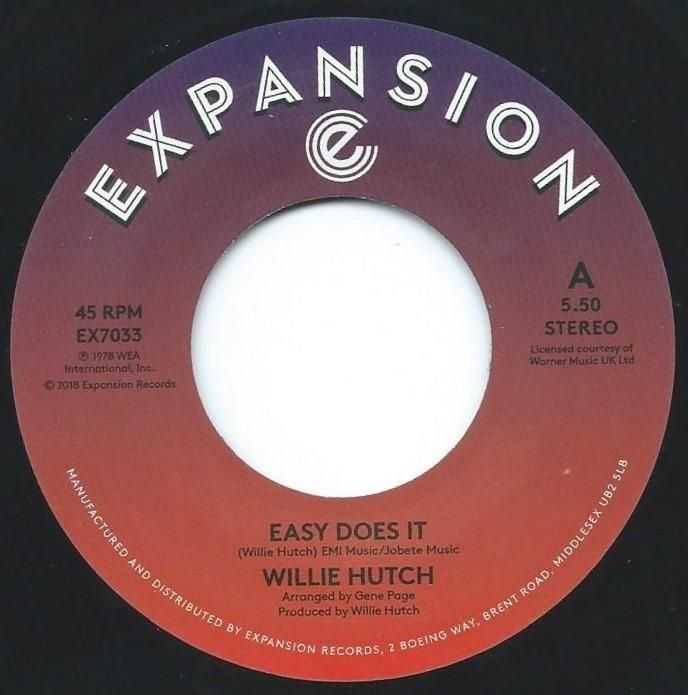 WILLIE HUTCH / EASY DOES IT / KELLY GREEN (7