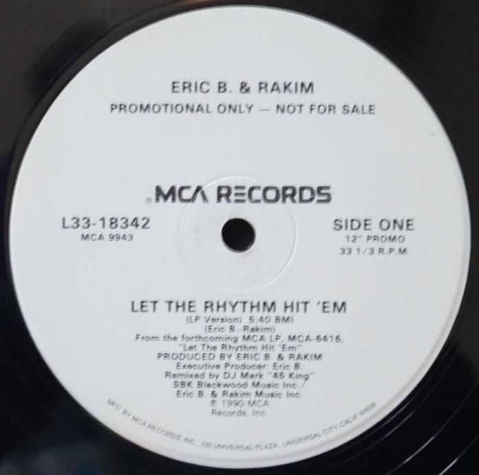 ERIC B. & RAKIM / LET THE RHYTHM HIT 'EM (12