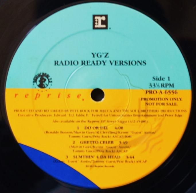 YG'Z / STREET NIGGA (RADIO READY VERSIONS) (12