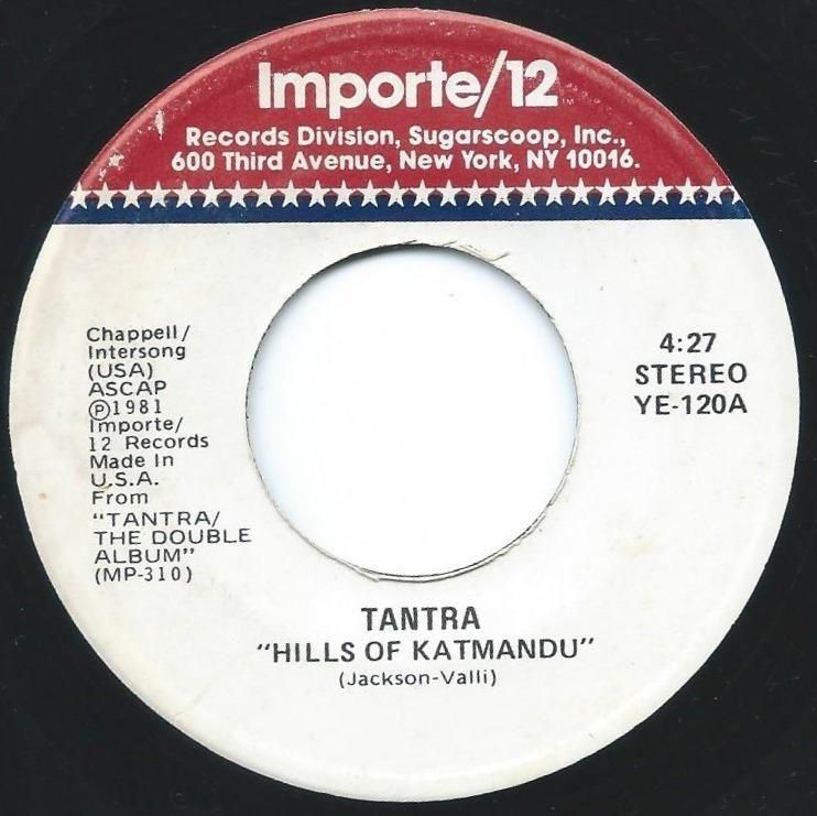 TANTRA / HILLS OF KATMANDU / HALLELUJAH (7