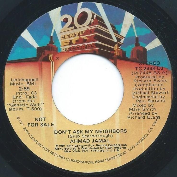AHMAD JAMAL / DON'T ASK MY NEIGHBORS (7